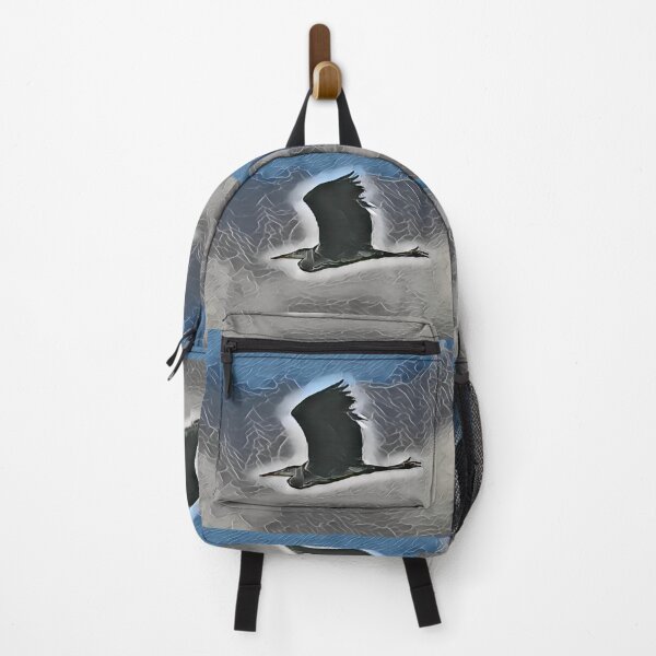 Item preview, Heron In Flight In Gemstone designed and sold by Fearless-Fox.