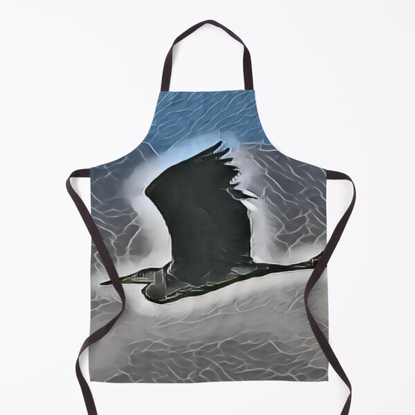 Item preview, Heron In Flight In Gemstone designed and sold by Fearless-Fox.