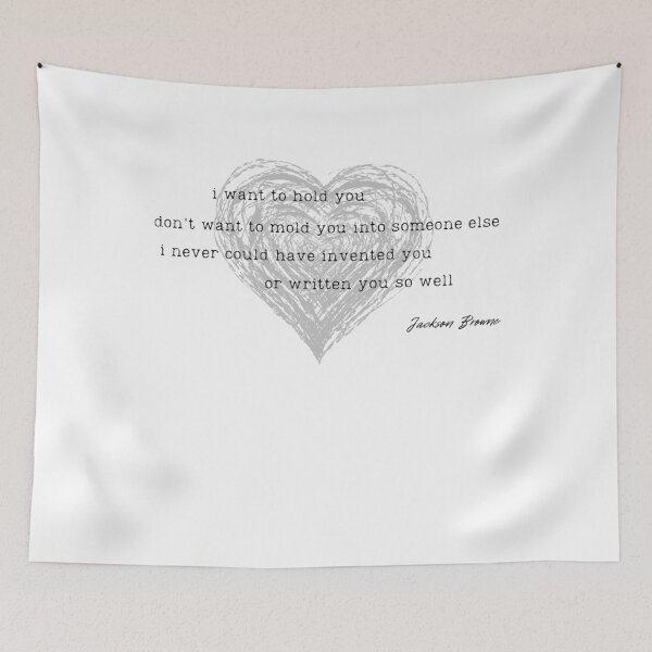 Item preview, Jackson Brown  want to hold you  designed and sold by Rocksa.