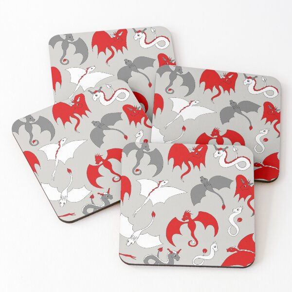 Item preview, Dragons in Flight - Red designed and sold by kmstudio.