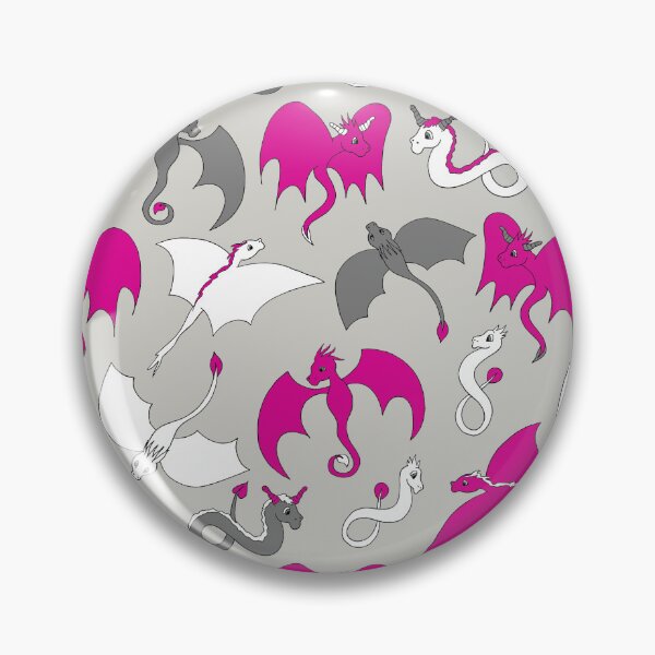 Item preview, Dragons in Flight - Pink designed and sold by kmstudio.