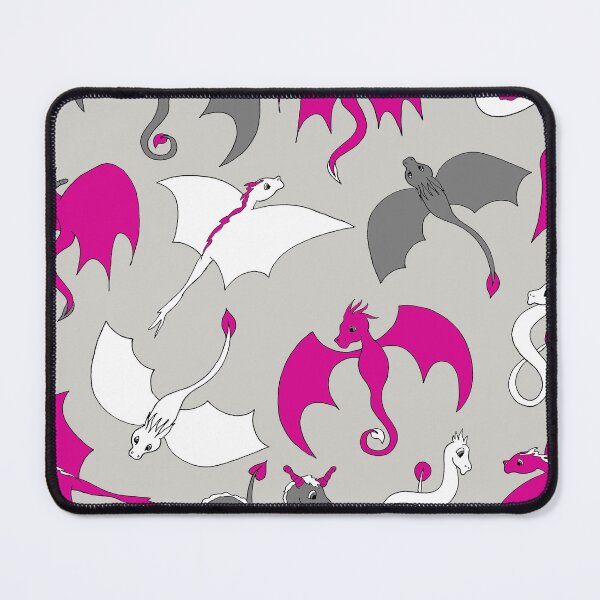 Item preview, Dragons in Flight - Pink designed and sold by kmstudio.