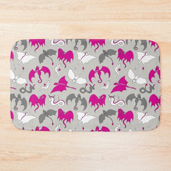 Item preview, Dragons in Flight - Pink designed and sold by kmstudio.