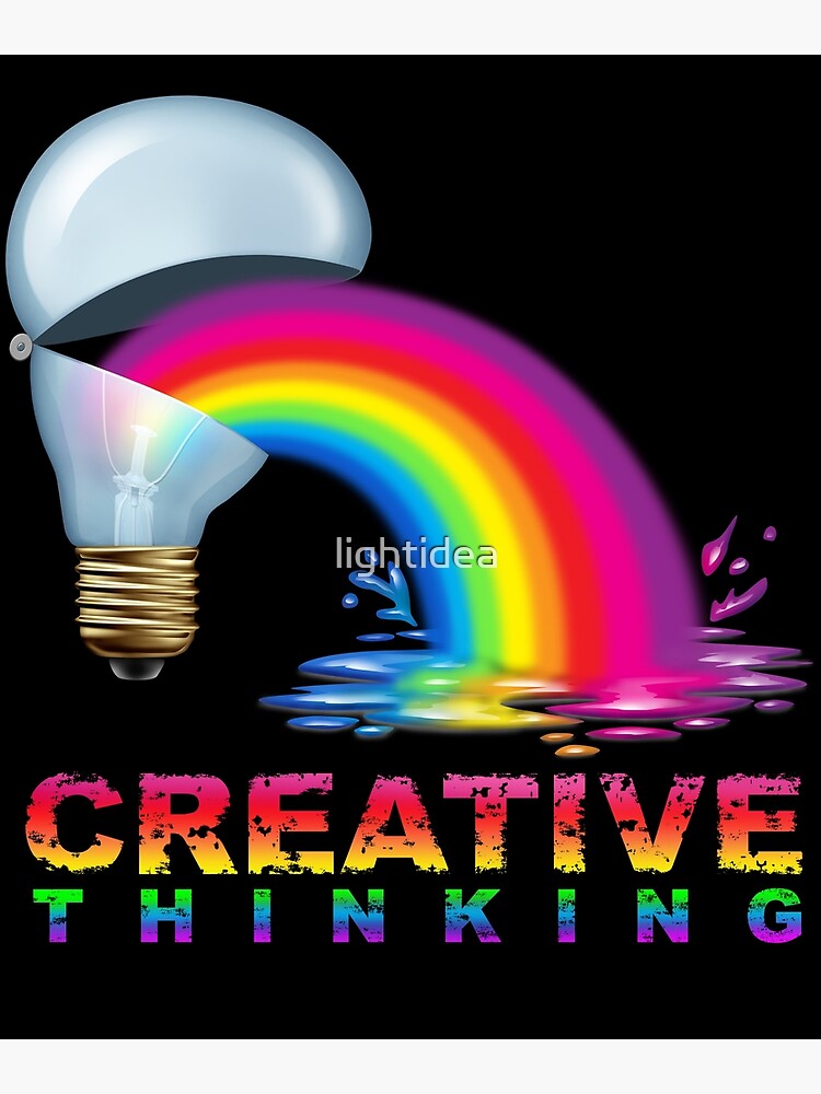 Light bulb, thinking, idea Poster by DerSenat