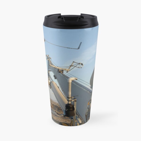 An Australian Scan Eagle launches from Ali Air Base, Iraq. Travel Mug