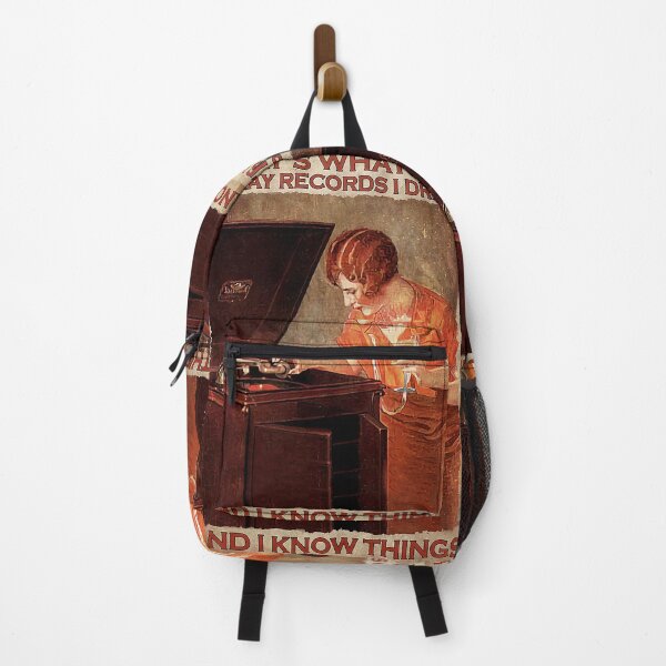 Item preview, That's What I Do I Play Records I Drink wine And I Know Things Woman Drinking Wine Listening To Vinyl Records Vintage Art designed and sold by ALISONABBOTTAU.