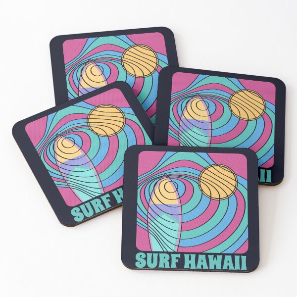 Item preview, Vintage Hawaii Surfing - Hippie Vibes - Oahu Hawaiian Surf designed and sold by madtoyman.