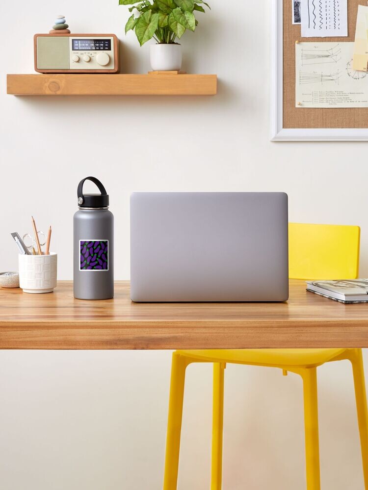 Alternate view of Eggplant Sticker