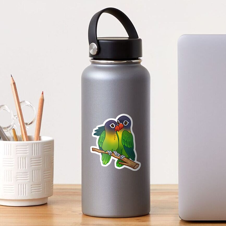 masked lovebird Sticker