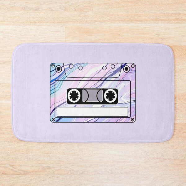 Item preview, Blank Customizable Blue and Purple Liquid Marble Cassette Tape designed and sold by everything4eva.