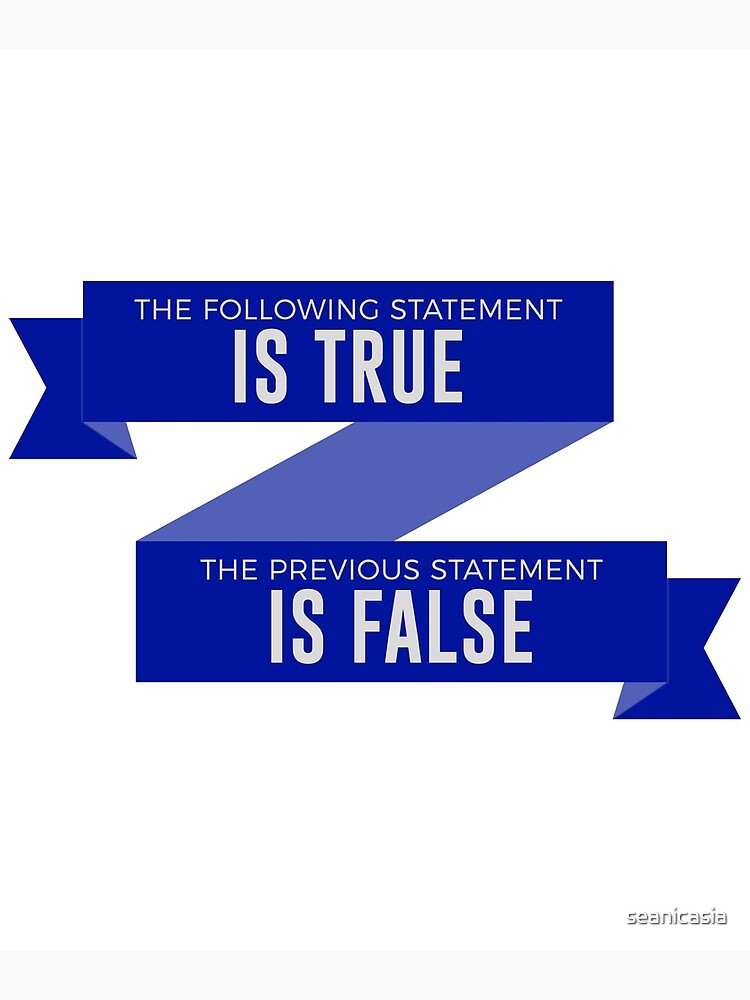 silly-true-or-false-mind-teaser-funny-design-poster-by-seanicasia