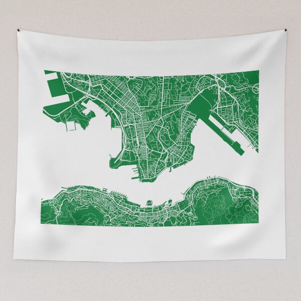 Item preview, Hong Kong Map designed and sold by CartoCreative.
