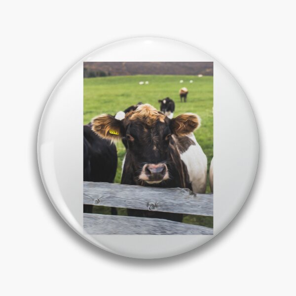 Item preview, Cow Cattle Animal Farm Field Green    designed and sold by ArtsyOverload.