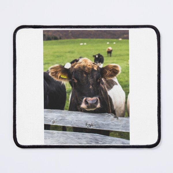 Item preview, Cow Cattle Animal Farm Field Green    designed and sold by ArtsyOverload.