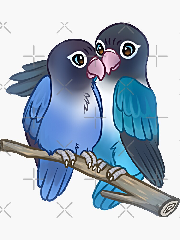 Blue Masked Lovebird by Mr-Lemur