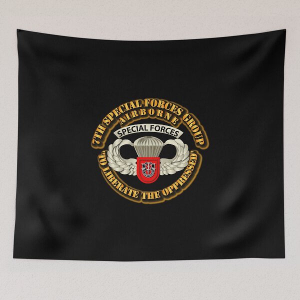 Item preview, SOF - 7th SFG - Airborne Badge designed and sold by Military Insignia Products.