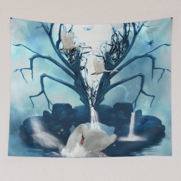 Item preview, Beautiful white swan  designed and sold by nicky2342.