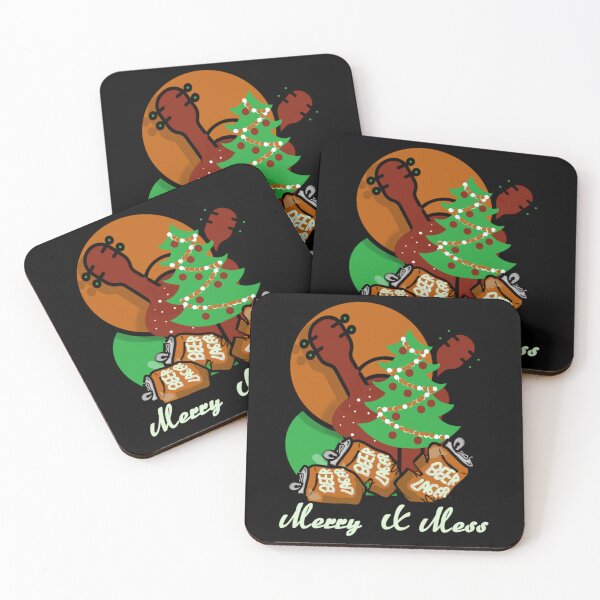 Item preview, Christmas guitar medley saying cartoon beer can     designed and sold by Halohaclothing.