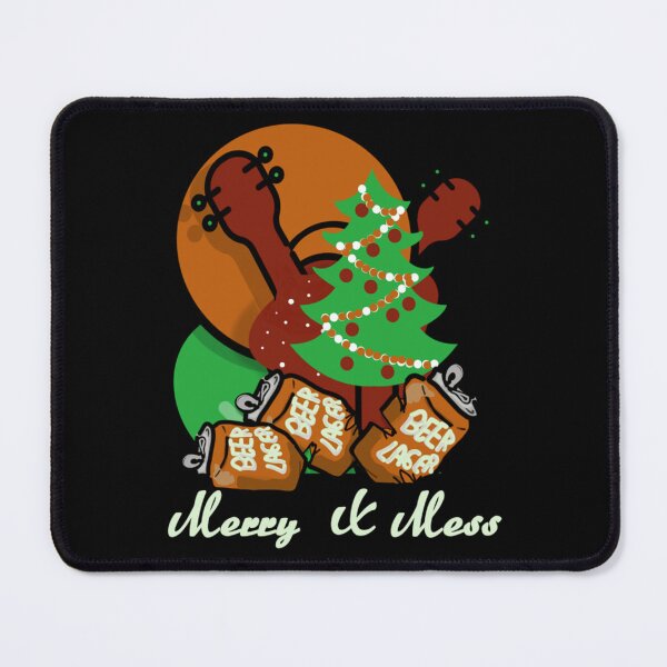 Item preview, Christmas guitar medley saying cartoon beer can     designed and sold by Halohaclothing.