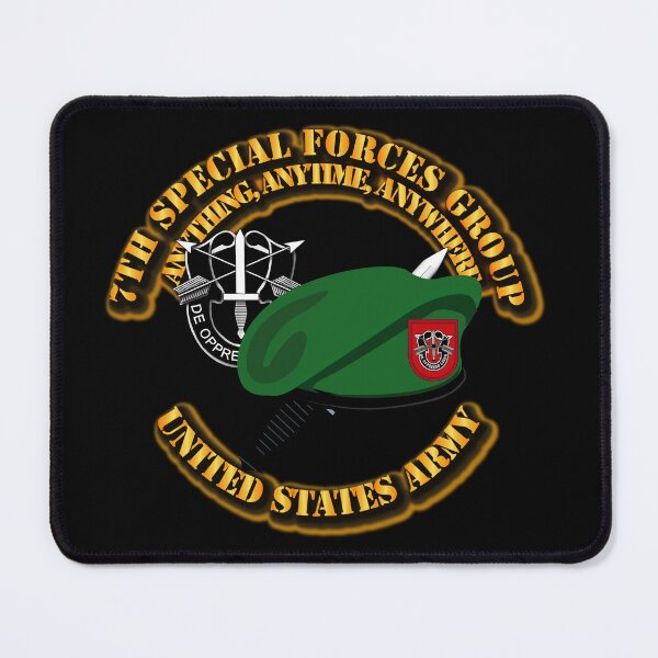 Item preview, SOF - 7th SFG - Beret Dagger DUI designed and sold by Military Insignia Products.