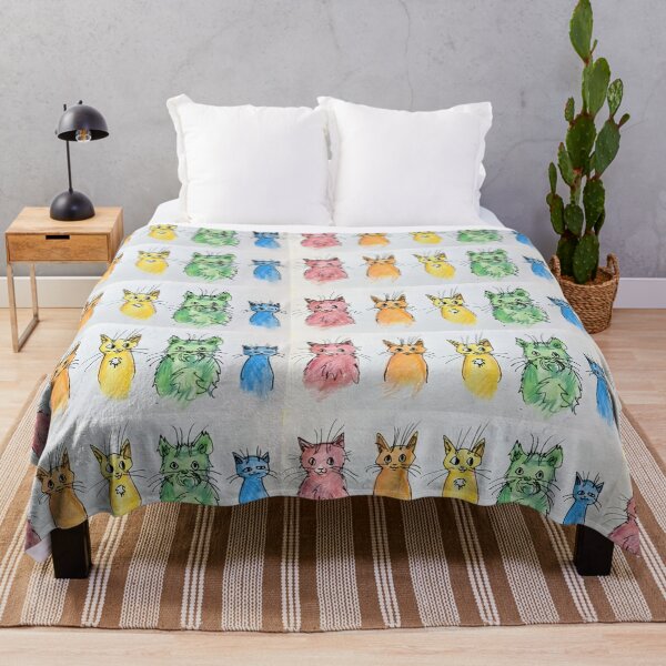 Item preview, Row of Rainbow Cats designed and sold by arfff.
