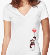 let me down Women's Fitted V-Neck T-Shirt
