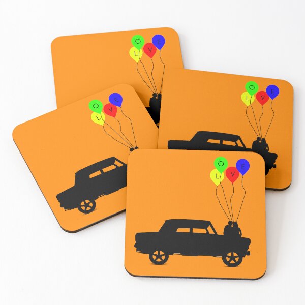 Item preview, Colorful ballon on car drive designed and sold by UniqueDesignHub.
