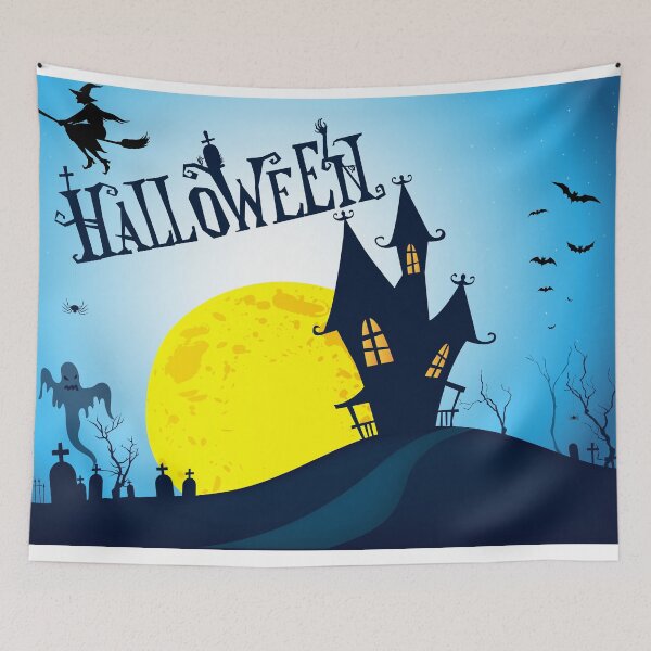 Item preview,  happy Halloween Pumpkins Halloween with Skeleton halloween designed and sold by StudentLuxLife.