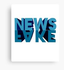 Fake News Canvas Print