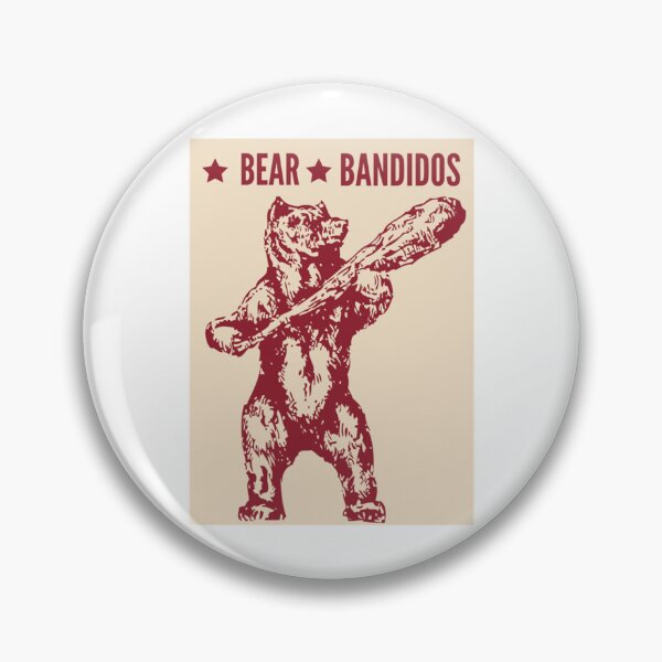 Item preview, Bear Bandidos Vintage - Cool Grizzly     designed and sold by Halohaclothing.