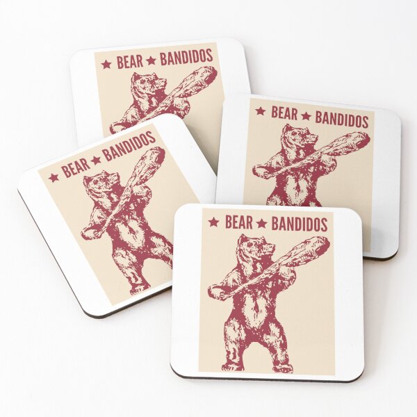 Item preview, Bear Bandidos Vintage - Cool Grizzly     designed and sold by Halohaclothing.
