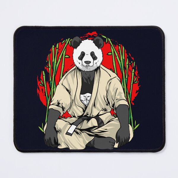 Artikelvorschau, Brasilianischer Jiu-Jitsu Black Belt Panda entworfen und verkauft von madtoyman.
