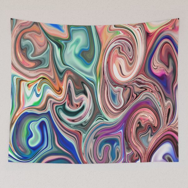 Item preview, Liquid Swirl Abstract Pattern designed and sold by Gymmer-Life.