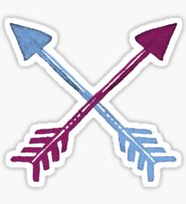Crossing Arrows Sticker