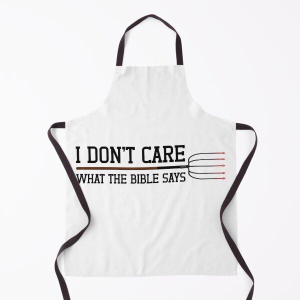 Item preview, I dont care what the bible says pitchfork designed and sold by PrintsyGal.