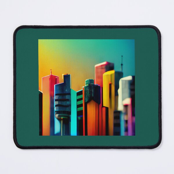 Item preview, Futuristic Colorful City designed and sold by jjds96.