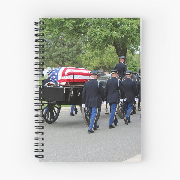 Item preview, A Frag-Draped Coffin On A Horse-Drawn Caisson designed and sold by Cora Wandel.