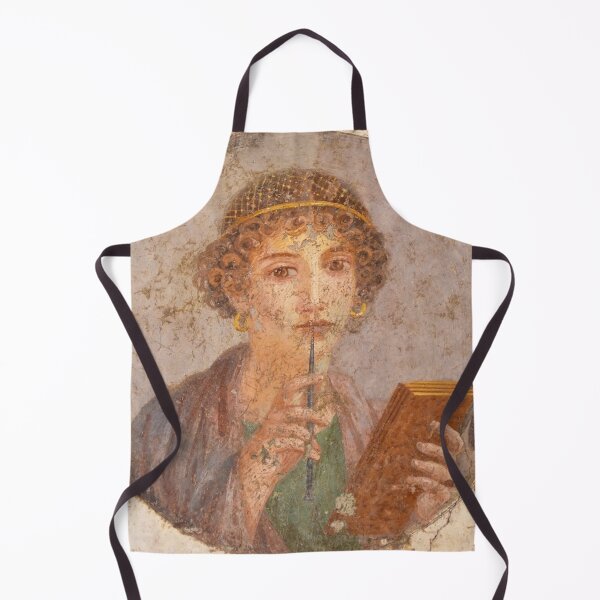 Item preview, Pompeian fresco. Woman with writing implements, called Sapho. designed and sold by likiska.