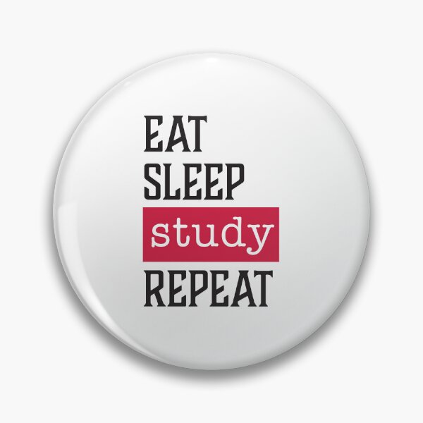 Artikelvorschau, Eat Sleep Study Repeat - Lustige Lehrer-Studenten-Geschenke entworfen und verkauft von AGDStudio.