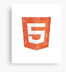 Vintage Distressed HTML5 Canvas Print