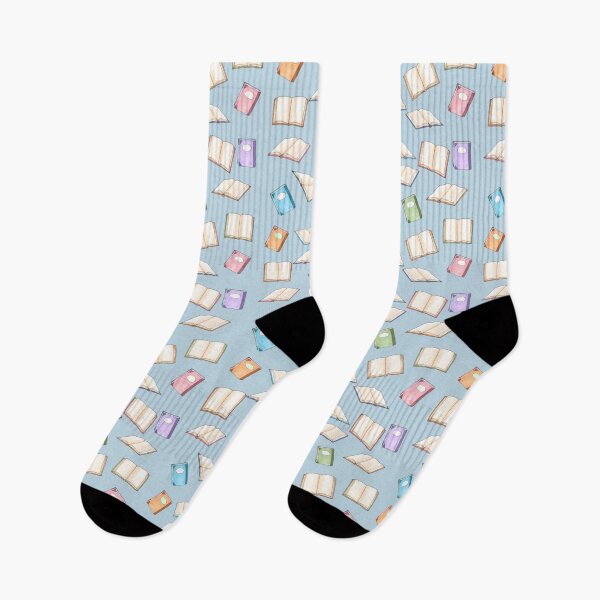 Item preview, Pastel Blue Books Cute Book Design designed and sold by TrulyEpoque.