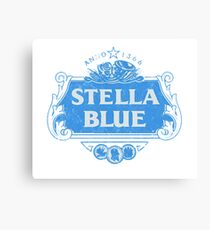 Stella Blau Leinwanddruck