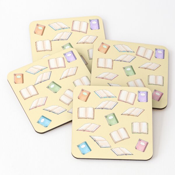 Item preview, Pastel Yellow Books Cute Book Design designed and sold by TrulyEpoque.