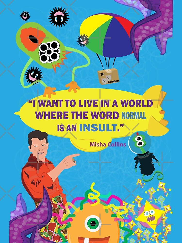 "Misha Collins Quote" T-shirt by grdyfn | Redbubble