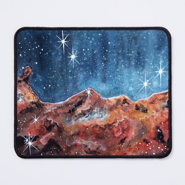 Item preview, Cosmic Cliffs - Watercolor Painting designed and sold by Pattokarts.