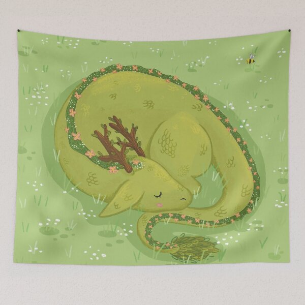 Item preview, Flower Dragon, Forest Dragon designed and sold by SleepyLilSloth.