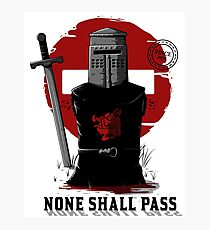 None shall pass Photographic Print