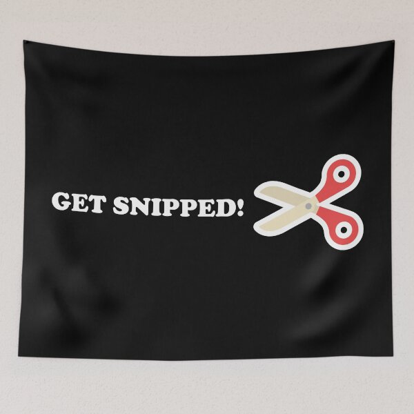 Item preview, Get snipped joke with scissors designed and sold by PrintsyGal.