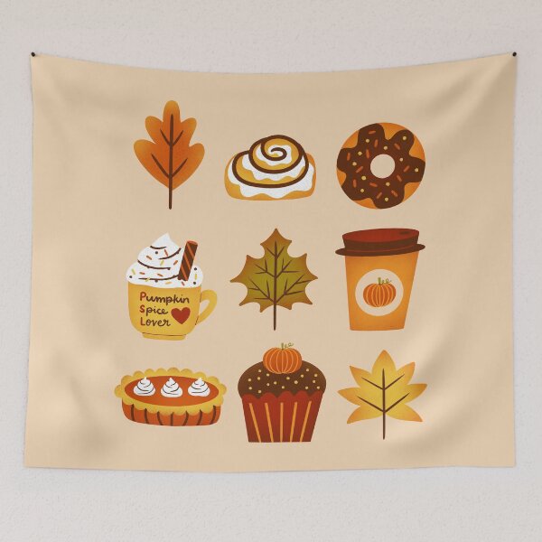Item preview, Fall Pumpkin Spice Treats Pack designed and sold by draftsxdoodles.
