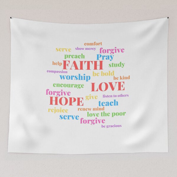 Item preview, Christian word collage 1 designed and sold by BetterLifeToday.